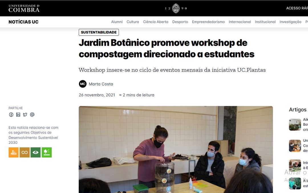 Universidade de Coimbra Workshops Mudatuga